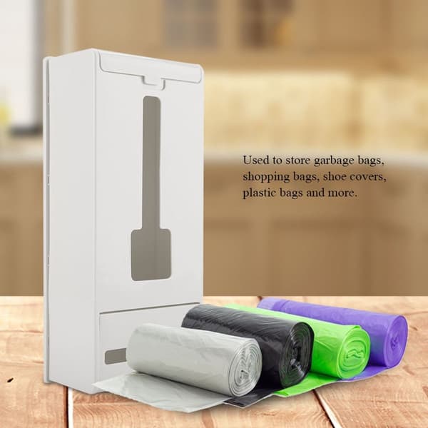 Väggmonterad plastpåsdispenser för sopsäckar KLB