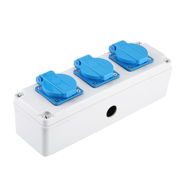 IP54 Vattentät Uttag Adapter med Lock (GB KLB