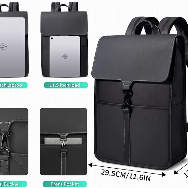 Laptop-ryggsekk 15,6 tommer forretning med USB-port universitet kontor reise
