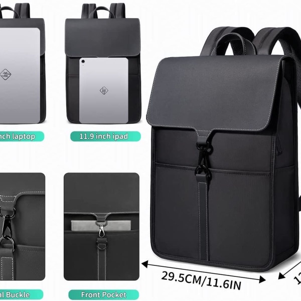 Laptop-rygsæk 15,6 tommer business med USB-port universitetskontorrejser