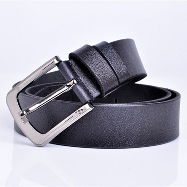 A neutral black faux leather belt,faux leather belt for men and women