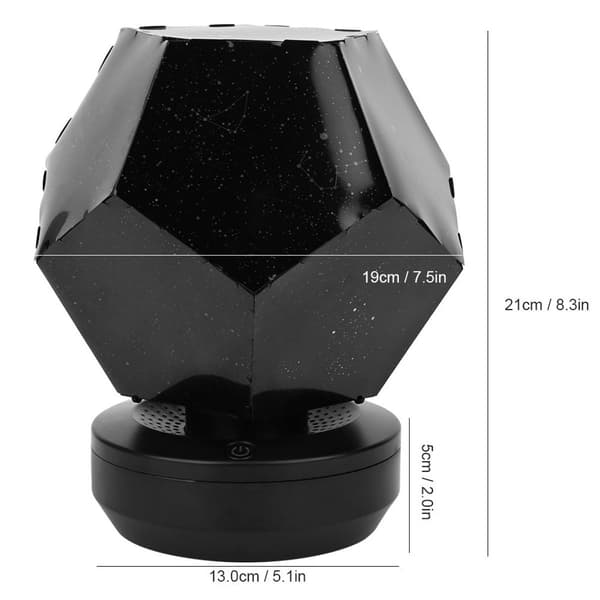 Innovativ mini husholdning stjerneprojektionslampe, USB KLB