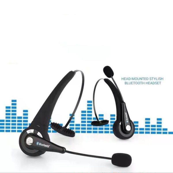 Bluetooth-headset, Bluetooth-headset med ladestasjon, PC svart