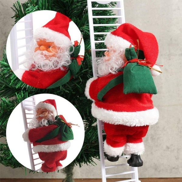 GDWD Electric Santa Claus, Electric Climbing Santa Claus KLB