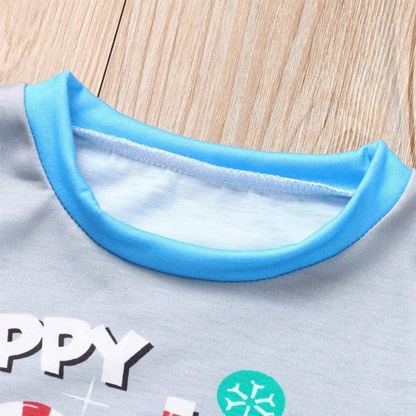 Matchande julpyjamas för familjen, julnattkläder för semester KLB