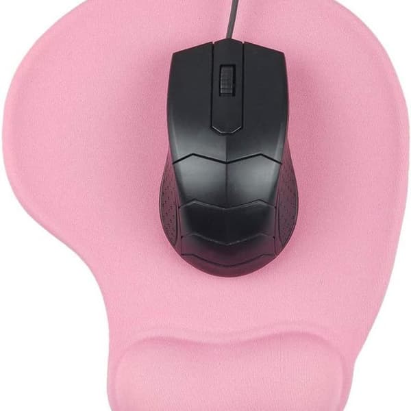 Ergonomisk gaming musemåtte med gel håndledsstøtte
