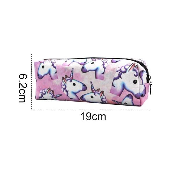 Lærred blyantpose pen taske brevpapir etui makeup form 2 KLB