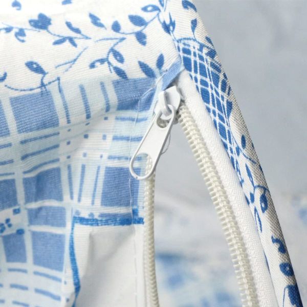 Fällbar myggnät Baby Zipper Play Tent Blå 108*60*38cm KLB