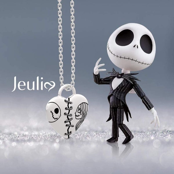 Jeulia og Sally Halskjede The Nightmare Before Chirstmas Anheng KLB