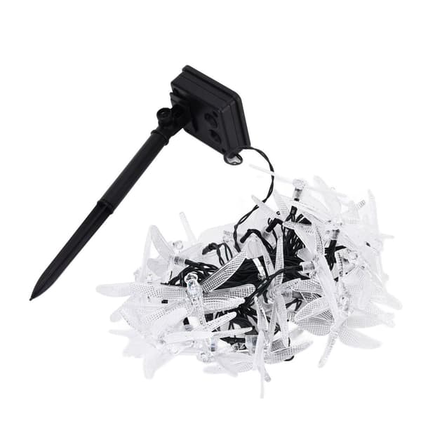Dragonfly Solar String Lights 30 LED Solar Powered Fairy KLB