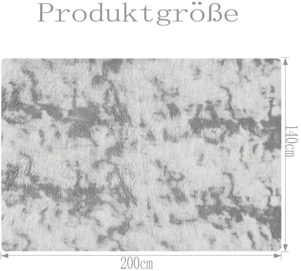 Teppe stue teppe shaggy teppe 200 * 140 cm