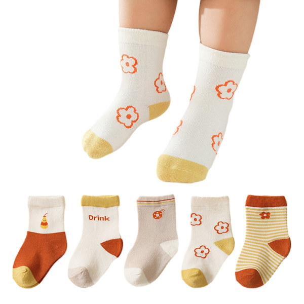 Pairs Kids Cotton Socks - söpöjä ja pehmeitä polvisukkia hauskoilla kuvioilla, XL KLB