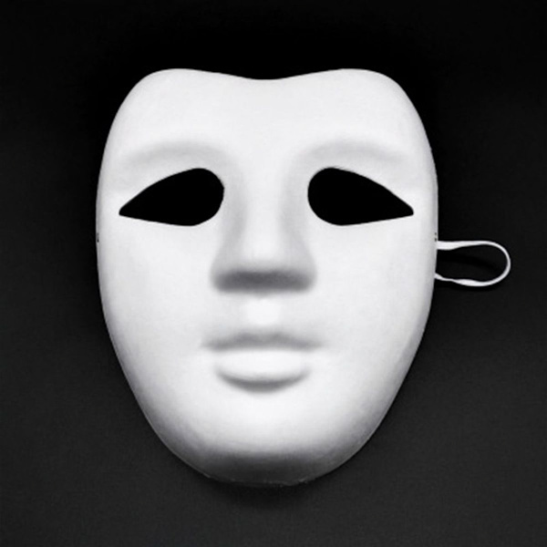 10-delt sett DIY hvit maske for maling enkel tom stil 3 KLB