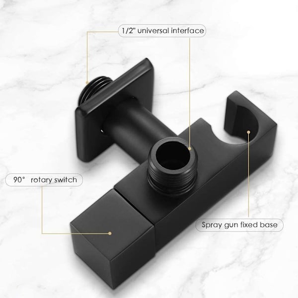Bidet handdusch svart handspruta multifunktionell