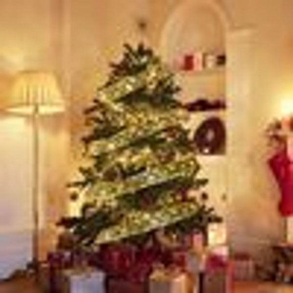 5m 50 LED Silver Bow String Lights Julgransbelysning för inomhus KLB