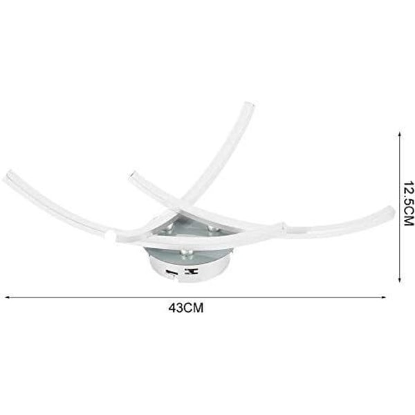 LED-taklampe, moderne design buet taklysekronelampe med 3