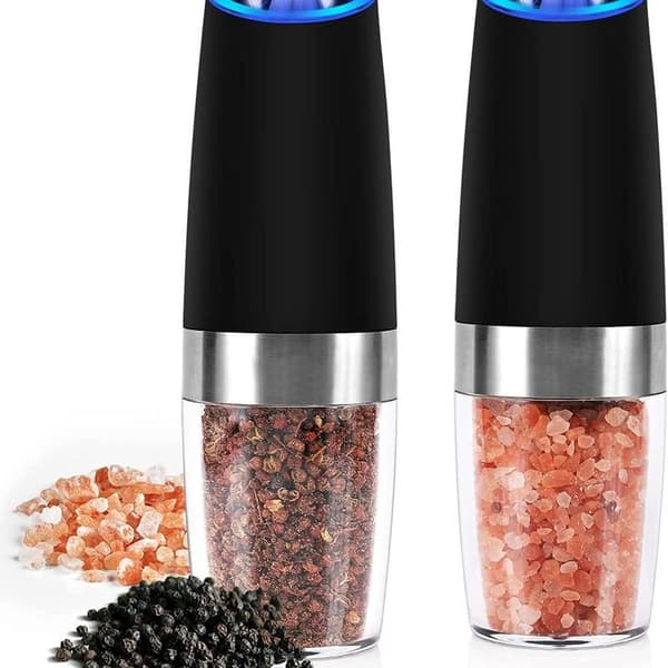 Gravitationspepparkvarn, elektrisk salt- och pepparkvarn, kryddkvarn