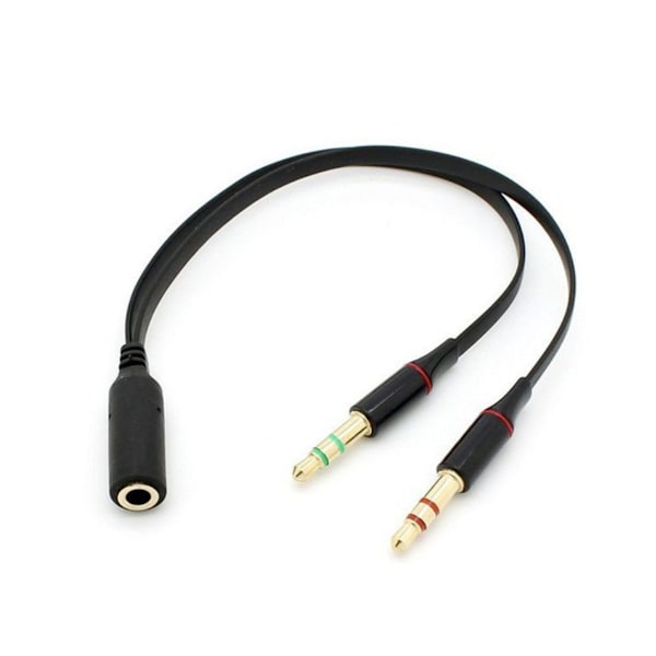 Delock lydkabel (jack 3,5 mm - 20 cm - sort)