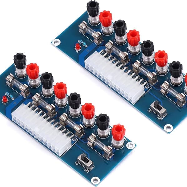 2-pakning XH-M229 24-pin strømforsyning for stasjonær PC