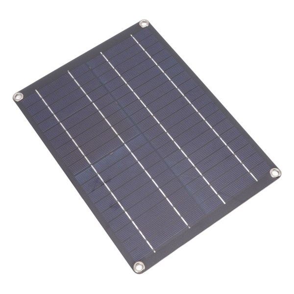 Bærbar solcellepanel, 9,1 x 6,7 tommer, slank design, lett KLB