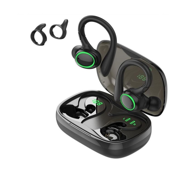 Bluetooth-hodetelefoner for sport, trådløse in-ear-hodetelefoner med 2 ENC-mikrofoner
