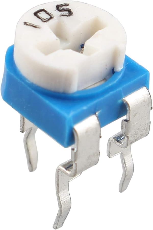 100 stykker 10 verdier variabel motstand justerbar trimmer potentiometer