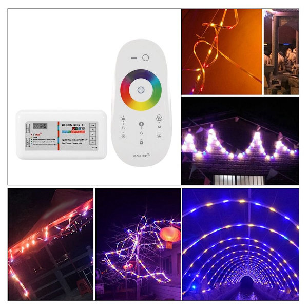 DC12-24V 2.4G Värikäs RGB RGBW LED-nauhaohjain KLB