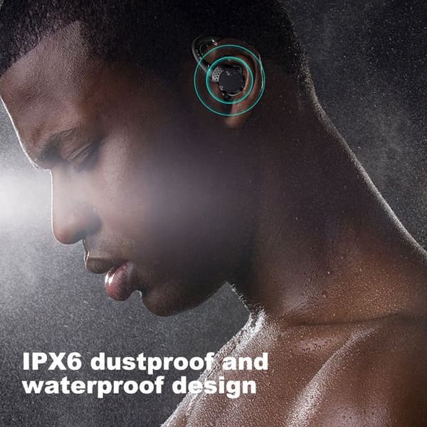 Trådløse ørepropper Bluetooth 5.2 Hodetelefoner for sport, støy