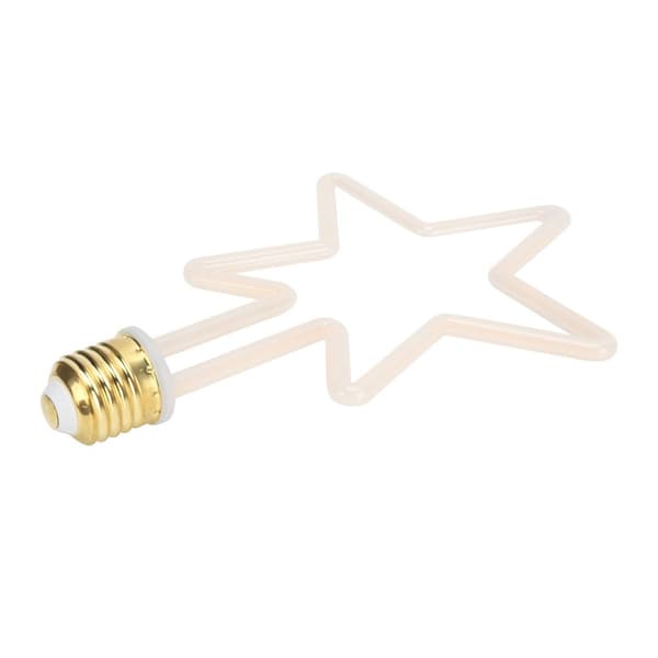 LED dekorationslampe E27/2700K 8W 5-spidset stjernelys KLB