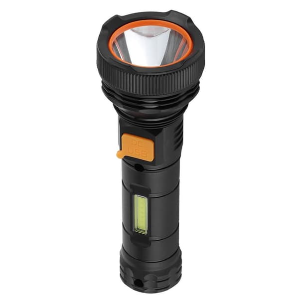 Lommelykt, superlys, justerbar, USB-lading KLB