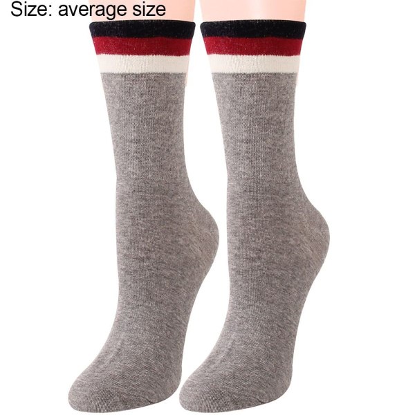 Herrstrumpor i varm ull för kallt väder, lämpliga för camping. Shallow Grey KLB