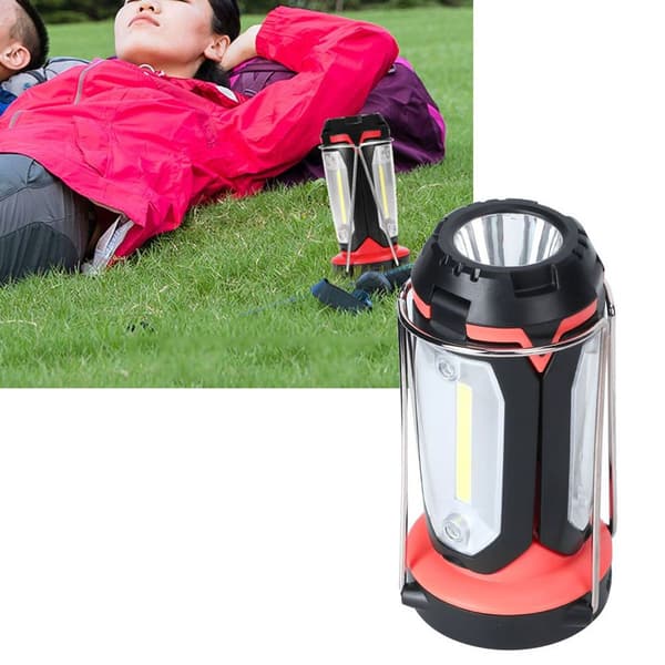LED Camping Lykta Multifunktionell Bärbar COB LED KLB