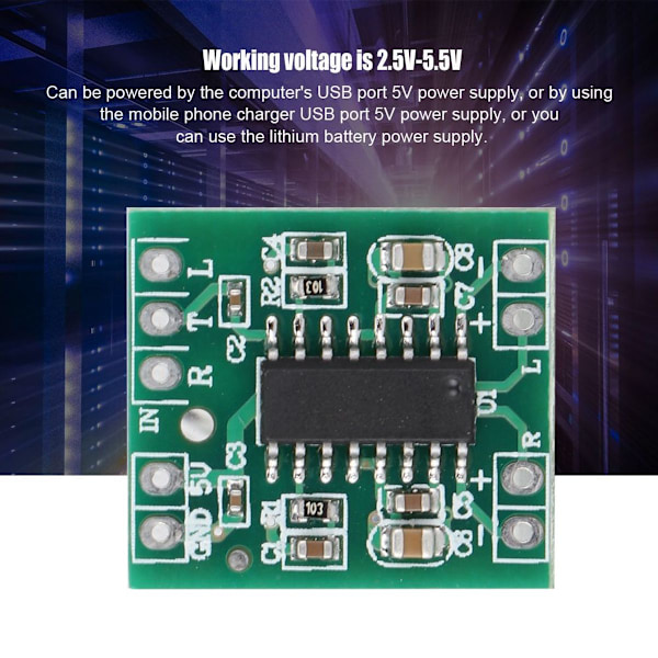 7PCS PAM8403 2 kanaler 3W+3W Digital Power Audio KLB