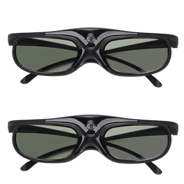 Pakke med 2 144 Hz 3D Active Shutter Briller DLP LinK LCD Linse 3D KLB