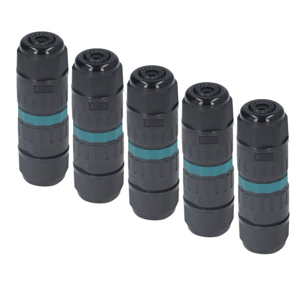 Vattentäta kontakter M20 3-polig 9-12 mm snabbkontakt KLB