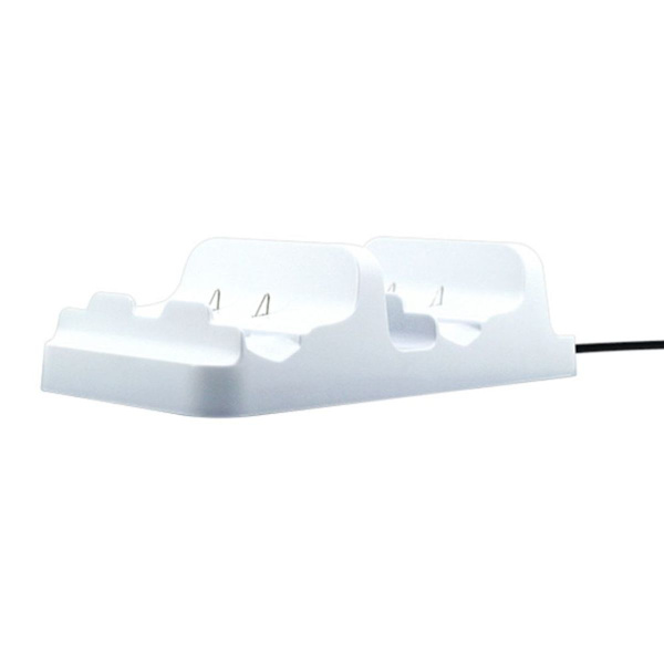 Dobbel ladestasjon for Xboxone håndkontroll trådløs kontroller, hvit KLB