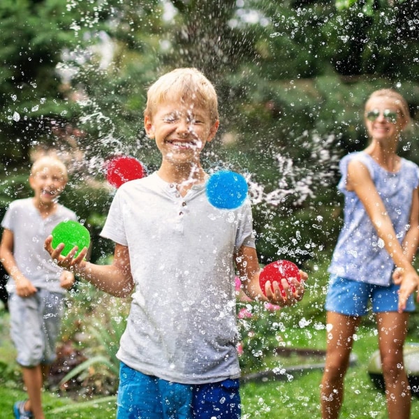 Sunshine smile Pack med 12 återanvändbara vattenbomber KLB