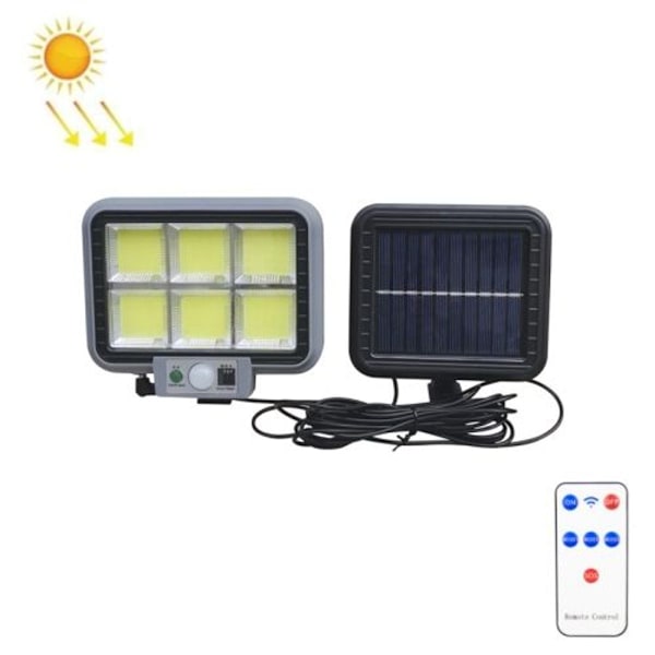 Squares 150COB utomhus vattentät solvägglampa med rörelsesensor
