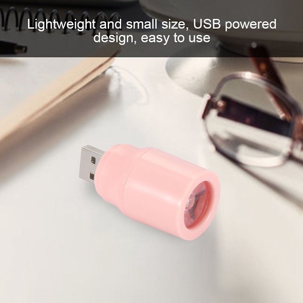 5V 1W långvarig plast mini USB LED-lampa för studier KLB