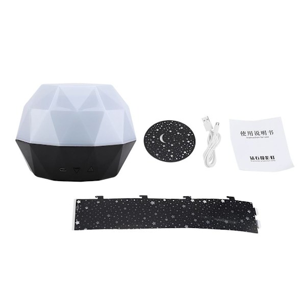 DC5V 2W USB-lading fargerik stjernehimmel projektorlampe KLB