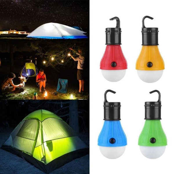 LED Mini Bärbar Lykta Tältljus LED Lampa Ljus Nödcamping Vattentät