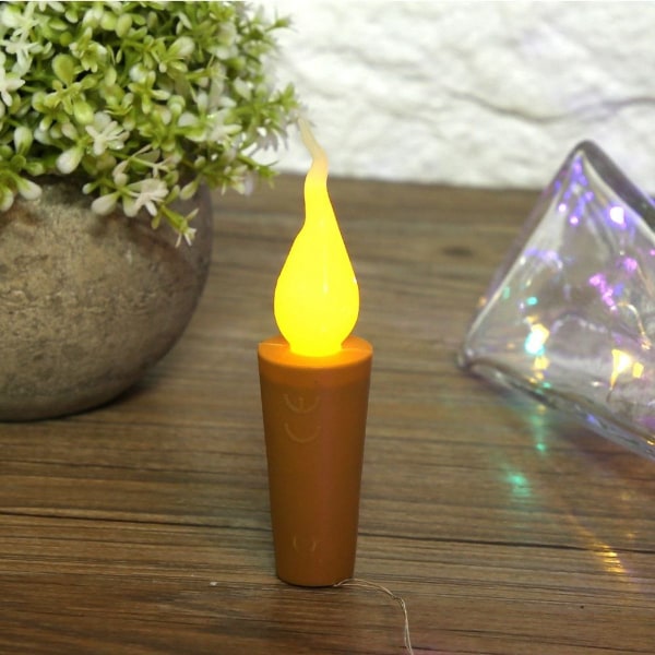 10 stk. kork proptrækslys fe lys flaske LED-lampe batteri KLB