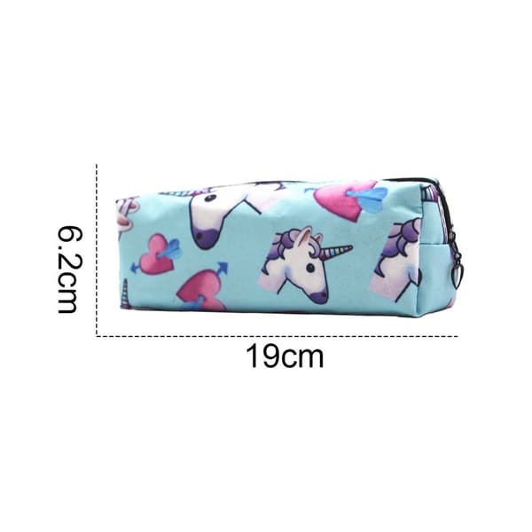 Lærred Blyantspose Pen Etui Stationery Etui Makeup Form 3 KLB