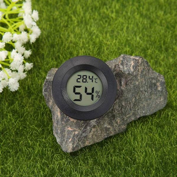 Mini Hygrometer Termometer Digital LCD Display Innendørs/Utendørs Hygrometer KLB