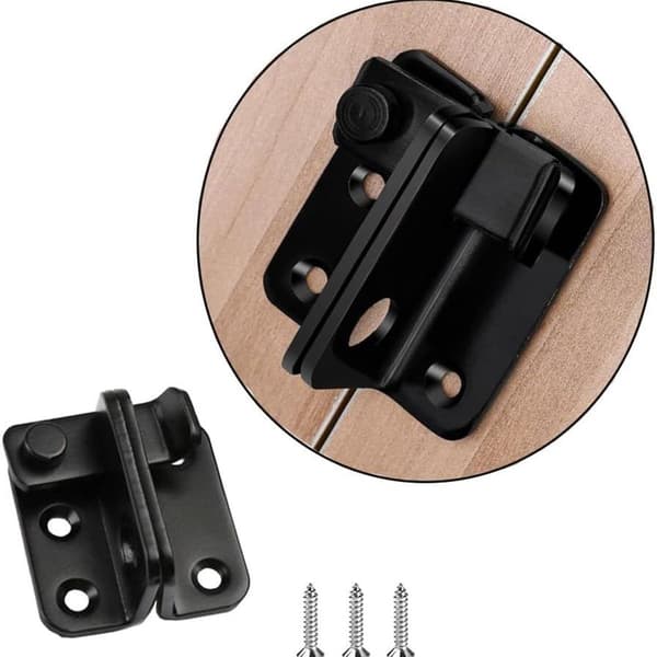 2-pack utvändiga dörrbultar, dörrbultar, skjutdörrlås KLB