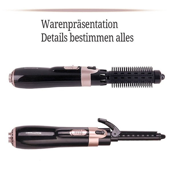 Babyliss Roterande Varmluftsborste, Fyra-i-En, Svart KLB