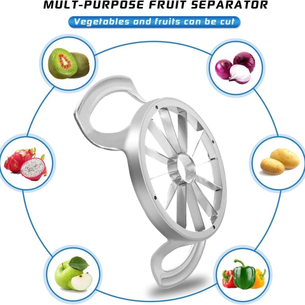 Æbleskærer i rustfrit stål - Æbleskærer i 12 kvarte
