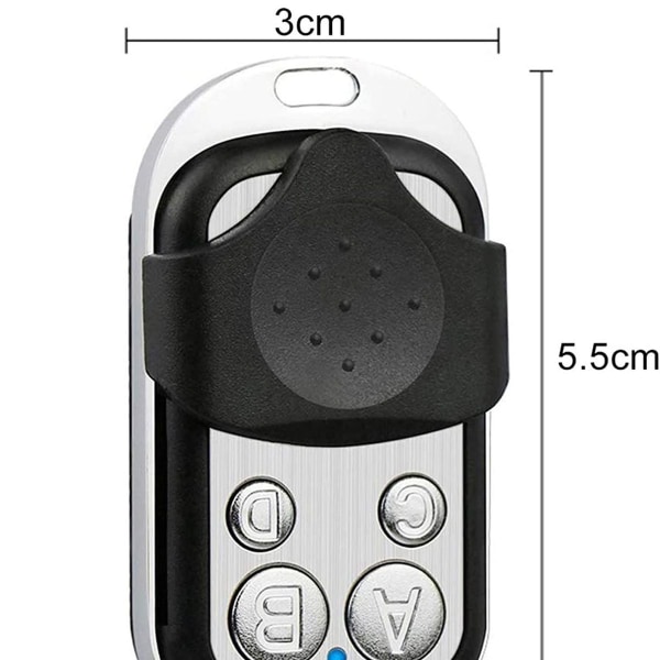 Universal fjernbetjening [2-pak] 433MHz Universal port fjernbetjening til automatisk