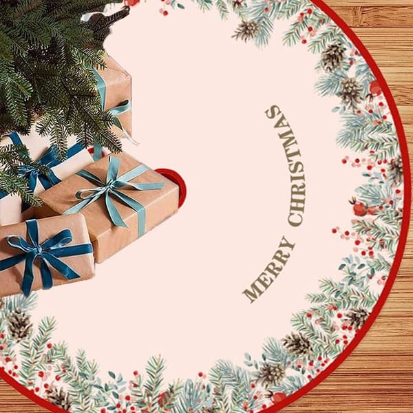 Julklappsjulgran kjol, rustik heminredning, nyårsstil 6