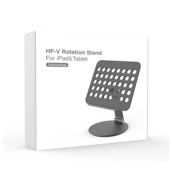 Roterende og foldbar tabletstativ, roterende iPad-stativ, 360° drejelig base